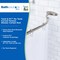 Kenney Mfg Twist & Fit No Tools Curved Tension Shower Curtain Rod, 57-72in, Brushed Nickel KN60961 - alternate 3